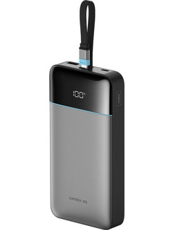 Cuktech LPB252N Power Bank 25000mAh 120W με Ενσωματωμένο Καλώδιο USB-C Power Delivery Grey