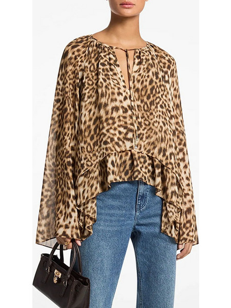 Michael Kors Γυναικείο Χειμερινό Top Μπεζ MF6414BLE4-211