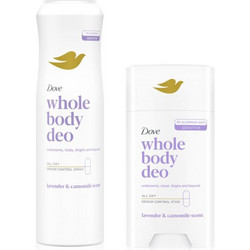 Dove Lavender & Chamomile Deodorant Spray 150ml + Deodorant Stick 75ml