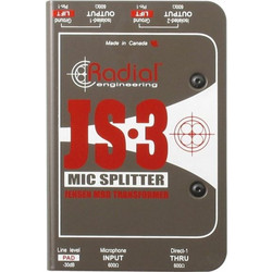 Radial JS3 Splitter Εξάρτημα Μικροφώνου