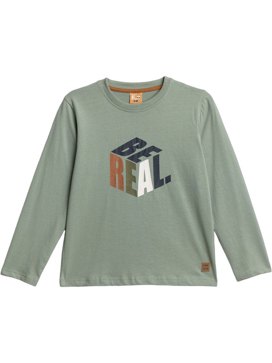 Funky Παιδικό T-Shirt Μακρυμάνικο Πράσινο Mint 227-106100-2