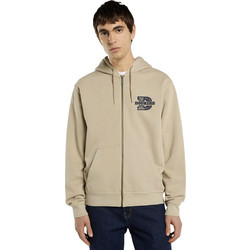 Dickies Ανδρική Ζακέτα Φούτερ με Κουκούλα και Φερμουάρ Μπεζ DK0A8DN5DS0