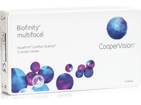 Cooper Vision Biofinity Multifocal Μηνιαίοι Φακοί Επαφής Σιλικόνης Υδρογέλης 3τμχ