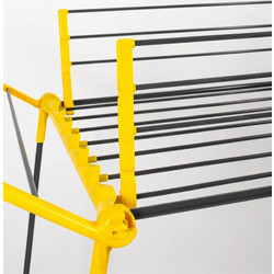 Stewe Home STE-036972-V197028 Πτυσσόμενη Απλώστρα Ρούχων Δαπέδου Μεταλλική 184x93x107cm με Μήκος Απλώματος 25m