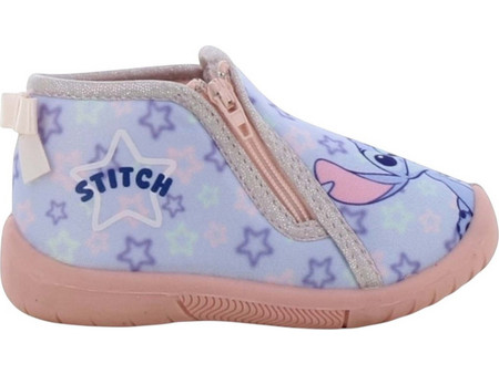 Leomil Lilo & Stitch Ανατομικές Χειμερινές Παιδικές Παντόφλες Μποτάκια για Κορίτσι Λιλά LS003063