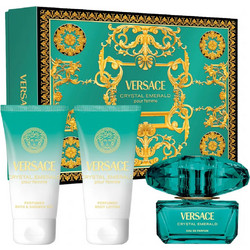 Versace Crystal Emerald Eau de Parfum 50ml + Body Lotion 50ml + Shower Gel 50ml