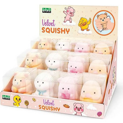 Lebez Ζωάκια Velvet Squishy Διάφορα Σχέδια