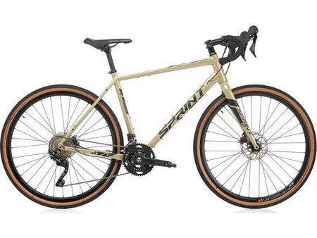 Sprint Bicycles Whisper Elite HD Ποδήλατο Δρόμου 28" Αλουμινίου με 20 Ταχύτητες και Δισκόφρενα Μπεζ