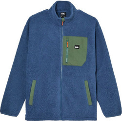 Quiksilver Ανδρική Ζακέτα Fleece με Φερμουάρ Μπλε EQYPF03066-BRQ0