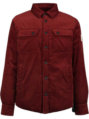 Afterlabel Belluno Ανδρικό Πουκάμισο Κοτλέ Overshirt Μπορντό BELLUNOTP313