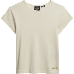 Superdry Γυναικείο Αθλητικό T-Shirt Εκρού W1011747A-8ML