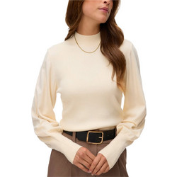 Vero Moda Γυναικεία Πλεκτή Μπλούζα Εκρού 10347145
