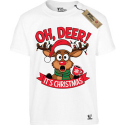 Takeposition Oh Deer Παιδικό T-Shirt Κοντομάνικο Λευκό 806-3045