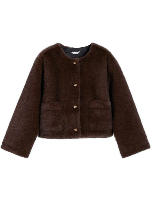Tommy Hilfiger Γυναικεία Γούνα Σοκολατί WW0WW52919-HJT