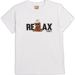 Funky Παιδικό T-Shirt Κοντομάνικο Λευκό 126-105107-1