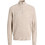 Jack & Jones Ανδρικό Πουλόβερ με Φερμουάρ Μπεζ 12299097
