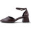 Love4shoes Γόβες με Χοντρό Χαμηλό Τακούνι & Λουράκι Σοκολατί 1671