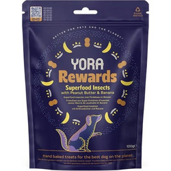 Yora Rewards Superfoods Insects with Peanut Butter & Banana 100gr