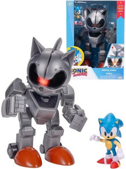 Jakks Pacific Sonic - Mecha Sonic vs. Sonic Σετ Φιγούρες Δράσης για 3+ Ετών