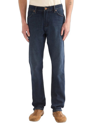 Wrangler Ανδρικό Τζιν Παντελόνι Ελαστικό Κανονική Εφαρμογή Navy Μπλε 112387250