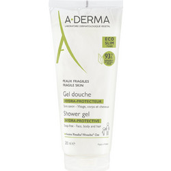 A-Derma Hydra Protective Αφρόλουτρο σε Gel για Ευαίσθητο Δέρμα 200ml