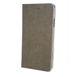 Θήκη Βιβλίο Forcell Luna iPhone XS Max Book Case Silver