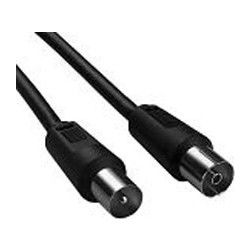 Καλώδιο Κεραίας Coax Male to Coax Female 10m Black Q128A