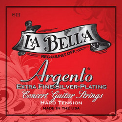 La Bella SH Argento Σετ 6 Χορδές Κλασικής Κιθάρας Nylon Extra Hard Tension