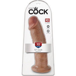 Pipedream King Cock Ρεαλιστικό Dildo με Βεντούζα 25cm Tan