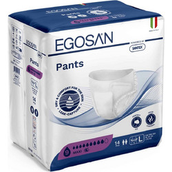 Egosan Maxi Large Πάνες Βρακάκι Ακράτειας 4 Σταγόνες 14τμχ