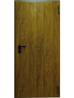 Μονόφυλλη Πόρτα 60min 1.000 x 2.150 mm με Ξύλινη Απόχρωση