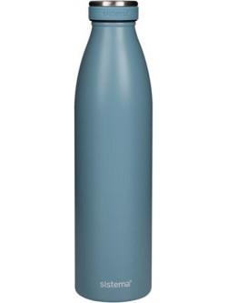 Sistema Stainless Steel Bottle 750ml (Navy blue) - 575