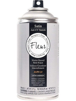 Fleur Varnish Σπρέι Βερνίκι Διάφανο Satin 300ml