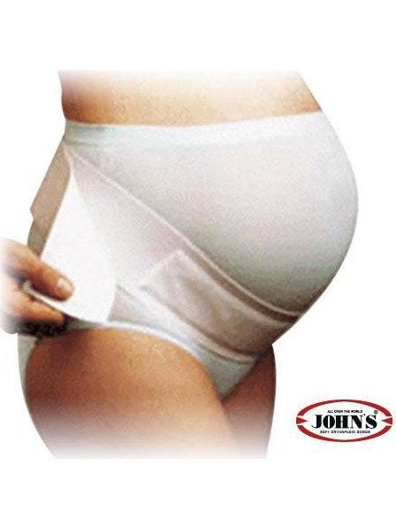 Ζώνη Εγκυμοσύνης με Velcro John's - 10837 - Λευκό