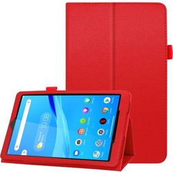 Δερμάτινη Θήκη Βιβλίο με Βάση Στήριξης για Lenovo Tab M8 TB-8505 - Κόκκινο