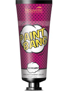 Nouvelle Paint Bang Mercury Ημιμόνιμη Βαφή Μαλλιών Χωρίς Αμμωνία 75ml
