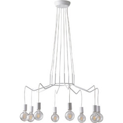 Fan Europe I-Habitat-s8 Κρεμαστό Φωτιστικό Οροφής Πολύφωτο Λευκό