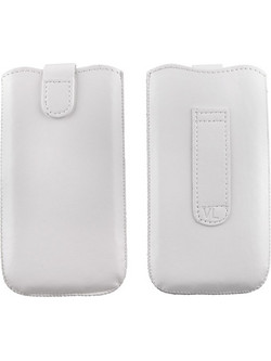 VOLTE-TEL ΘΗΚΗ ΠΟΥΓΚΙ SOFTCASE LEATHER MAGNET LOOP WHITE XXL