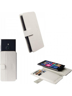 KRUSELL MALMO SLIDE ΘΗΚΗ UNIVERSAL LEATHER FLIPWALLET 4XL WHITE