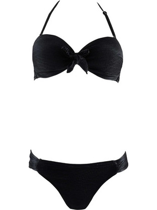 Gsecret Bikini Set Strapless Brazil Μαύρο LX2047-6038