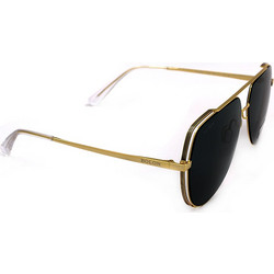 Bolon BL8025 C60 Γυναικεία Γυαλιά Ηλίου Aviator Μεταλλικά Χρυσά με Μαύρο Polarized Φακό