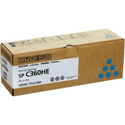 Ricoh SPC360HE Cyan Toner 408185
