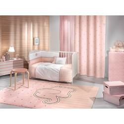 Saint Clair Africa Σετ Κούνιας Pink 6τμχ