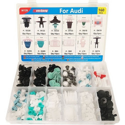 Auto GS Κουμπώματα Ταπετσαρίας Αυτοκινήτου Για Audi (12 Διαφορετικά Σχέδια) 160 Τεμάχια 99155