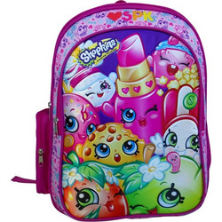 Paxos Shopkins Together Σχολική Τσάντα Πλάτης Δημοτικού Ροζ 101903