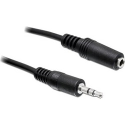 Stereo Jack 3,5mm Male Female 2,5m