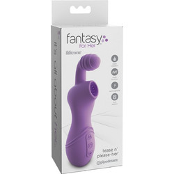 Pipedream Fantasy For Her Tease n' Please Her Κλειτοριδικός Δονητής 16.5cm Μωβ