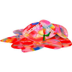 BPK-12-MT Thin Celluloid Guitar Picks-Mosaic 12 Pack