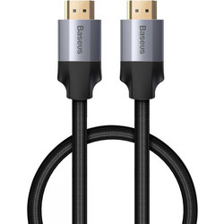 Baseus Καλώδιο HDMI 2.0 Braided HDMI Male to HDMI Male 3m Black CAKSX-D0G