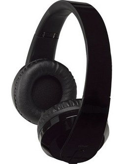 Denver BTH 203 Ασύρματα Bluetooth Ακουστικά Over Ear Μαύρα